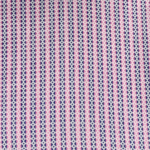 GIVENCHY Size M Pink Blue Stripe Modern Fit Long Sleeve Shirt