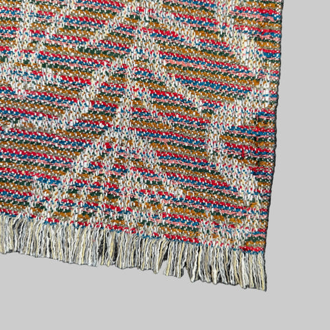 HERMES Multi-Color Tweed Silk Wool Scarves