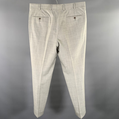 SUIT SUPPLY Size 34 Grey Wool Cuffed Casual Pants