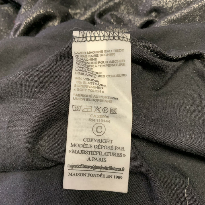 MAJESTIC Size 4 Glitter Turtleneck Pull Over