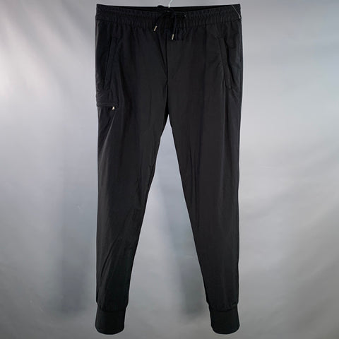 JAMES PERSE Size M Black Cotton Blend Joggers Casual Pants