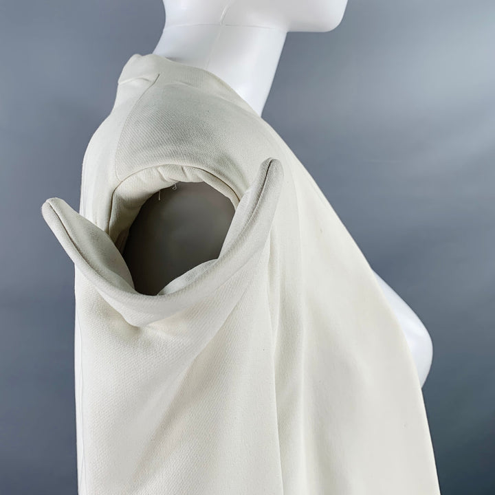 GARETH PUGH SS09 Size M White Black  Two Tone Open Front Coat