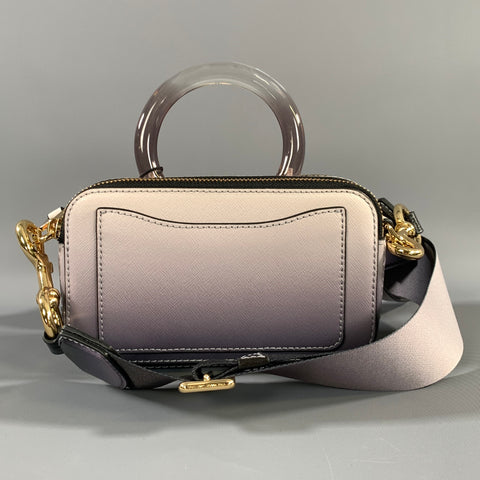 MARC JACOBS SS2020 Purple Tan Ombre Leather Cross Body Bag