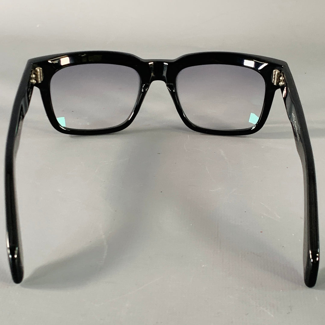 JACQUES MARIE MAGE Torino Black Matte Acetate Eyewear Frames