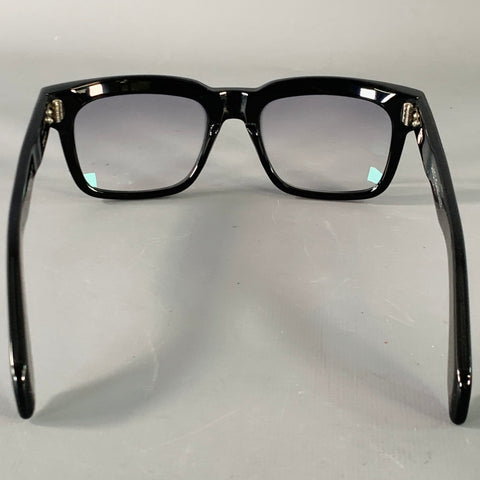 JACQUES MARIE MAGE Monture de lunettes Torino en acétate noir mat