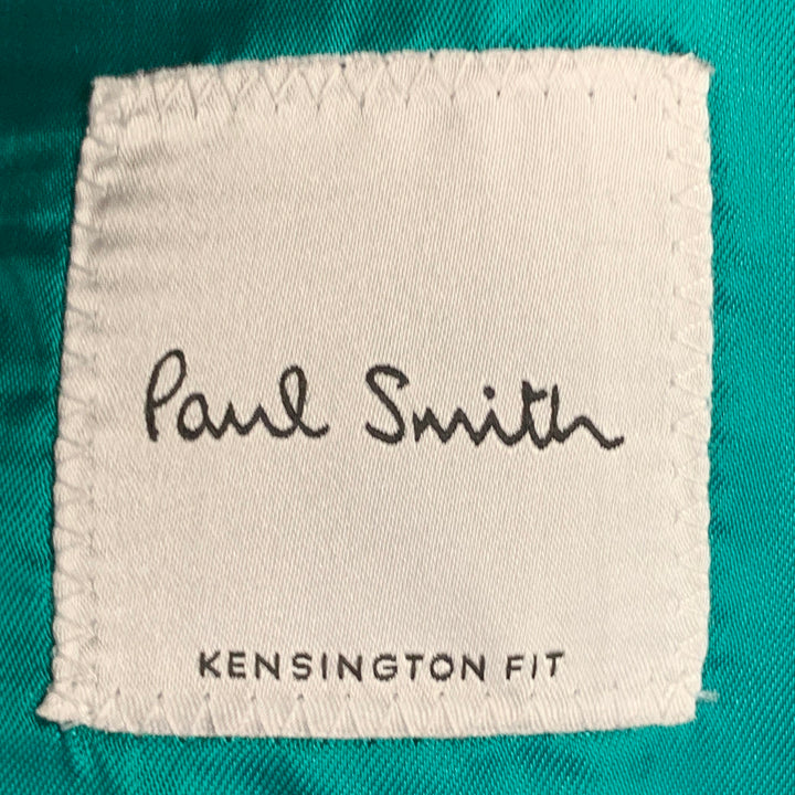 PAUL SMITH Size 46 Kensington Regular Black Wool Twill Notch Lapel Sport Coat