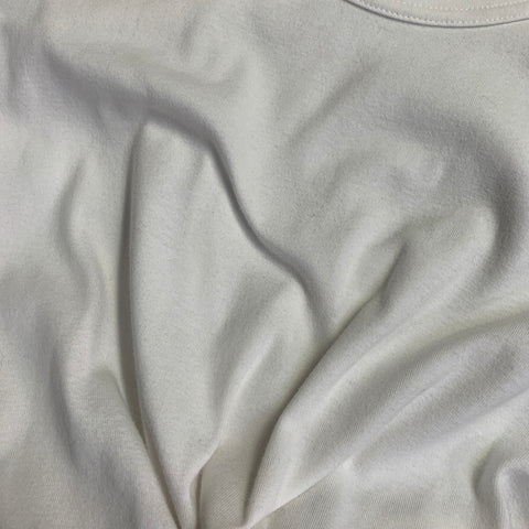 TOM FORD Size L White Cotton Blend Classic Fit Crew Neck T-shirt