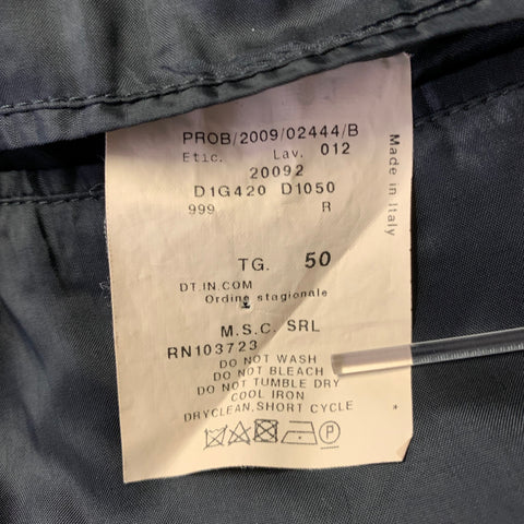 EMPORIO ARMANI Size 40 Black Polyester Notch Lapel Sport Coat