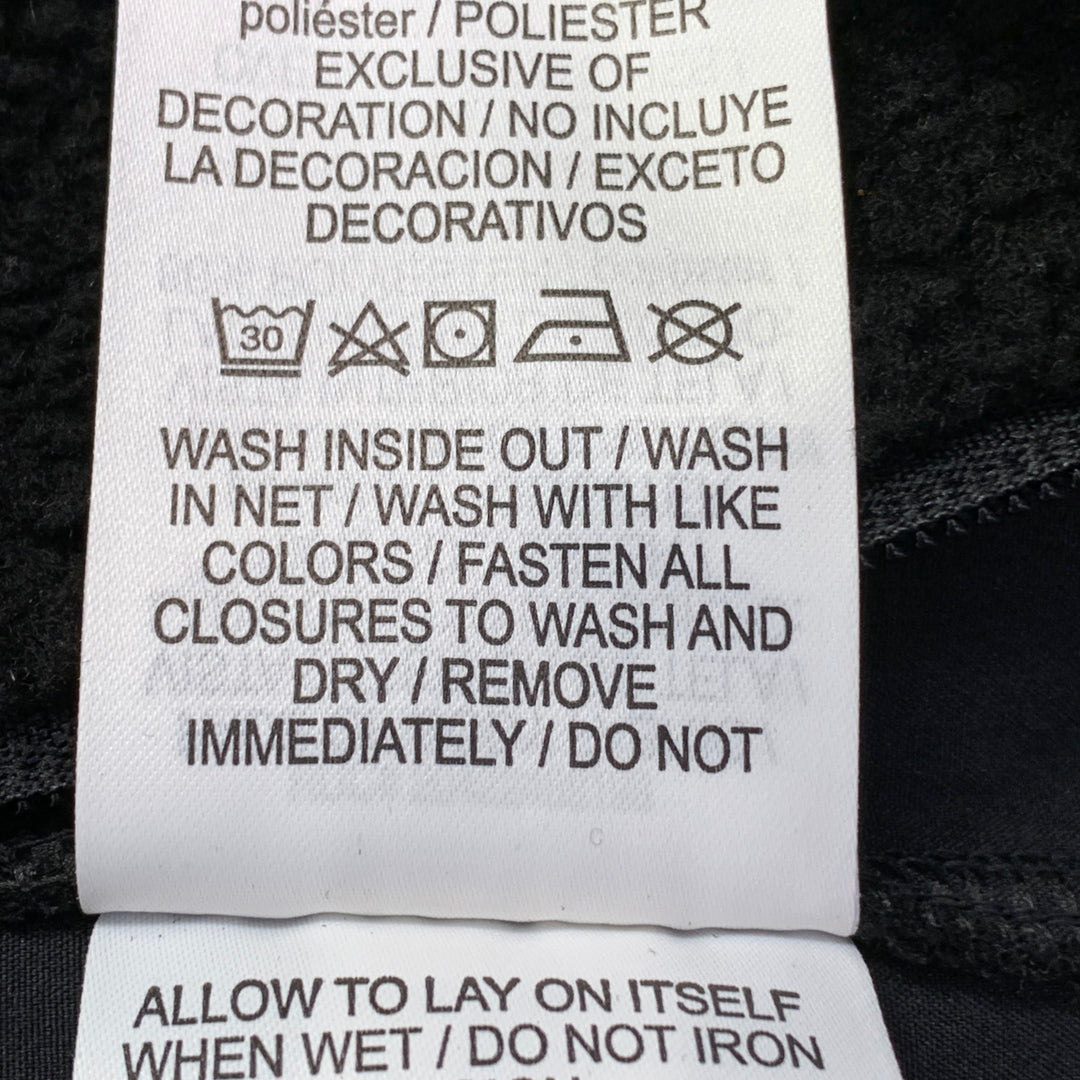 NIKE x MMW Size M Black Fleece Polyester Zip Up Vest Layer Jacket