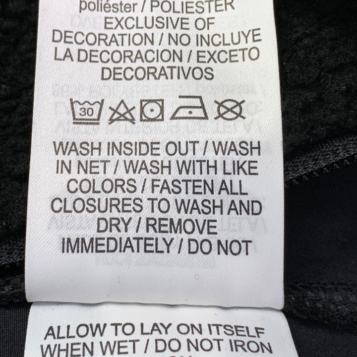 NIKE x MMW Size M Black Fleece Polyester Zip Up Vest Layer Jacket