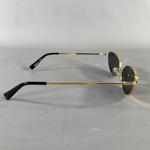 ADAM SELMAN Gold Sunglasses