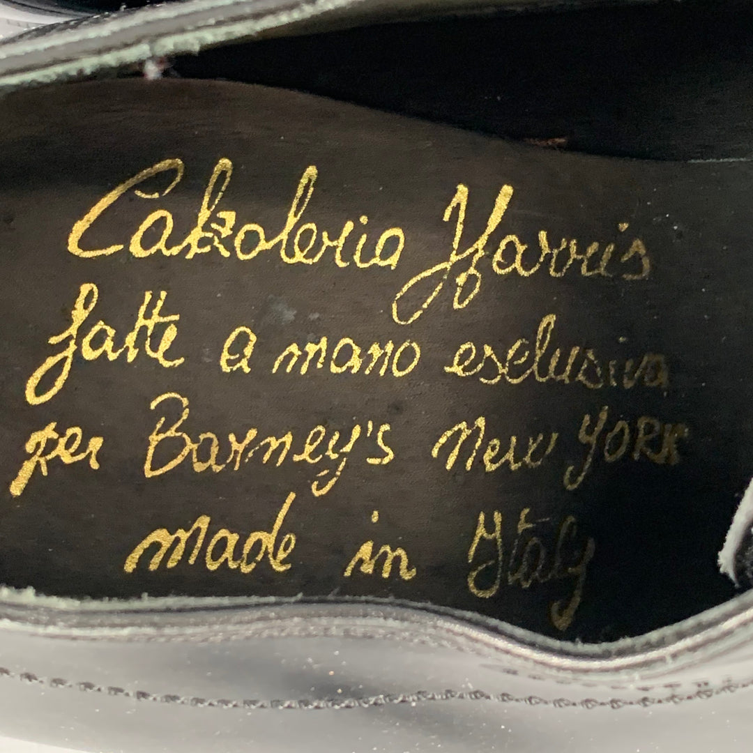 CALZOLERIA HARRIS Size 12 Black Patent Leather Lace-Up Shoes CALZOLERIA HARRIS Size 12 Black Patent Leather Lace-Up Shoes  main image 3