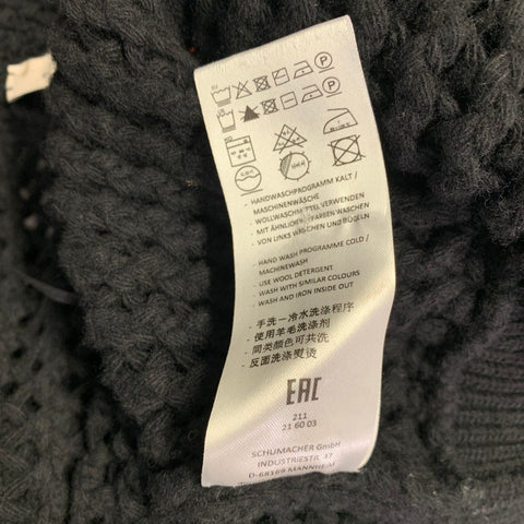 DOROTHEE SCHUMACHER Gilet tricoté en laine et cachemire noir taille L