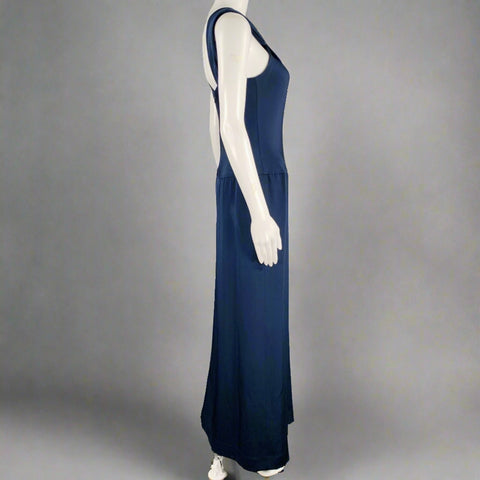 CAROLYNE ROEHM Size S Navy Long Gown Evening Wear