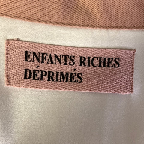 ENFANTS RICHES DEPRIMES ERD SS2018 Size M Pink Patches Cotton Trucker Jacket