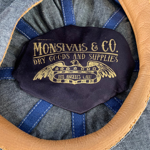 MONSIVAIS & CO. Size One Size Grey Canvas Cotton Hats