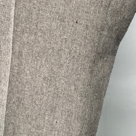 MAISON MARTIN MARGIELA Size 32 Grey Heather Wool Flat Front Dress Pants
