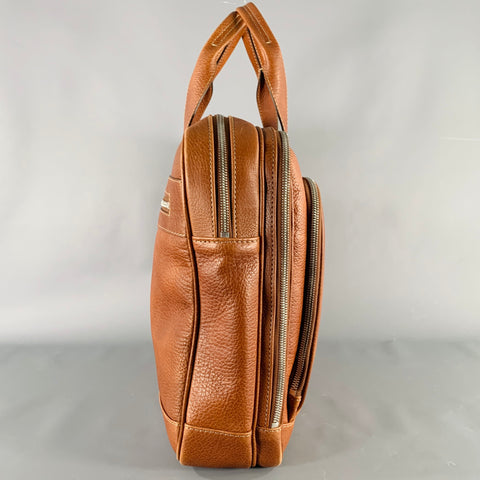 BRUNELLO CUCINELLI Tan Leather Briefcase Bag