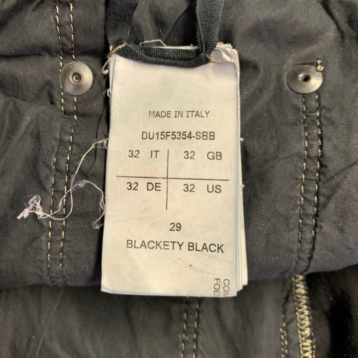 DRKSHDW Size 32 Torrence Cut Black Cotton Blend Button Fly Jeans