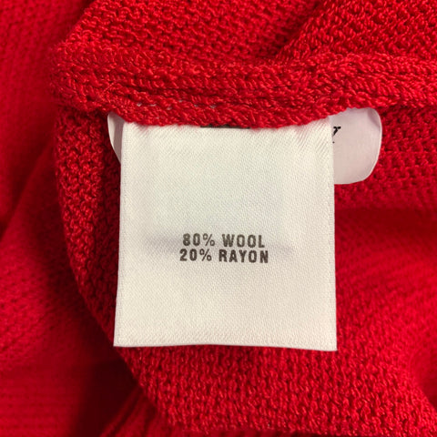 ST. JOHN COLLECTION Size S Red Wool Blend Tank Casual Top