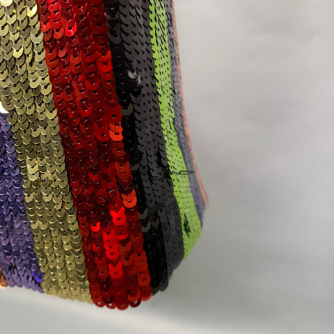 ALICE + OLIVIA Size XS Multi-Color Polyester Stripe Dress Pants