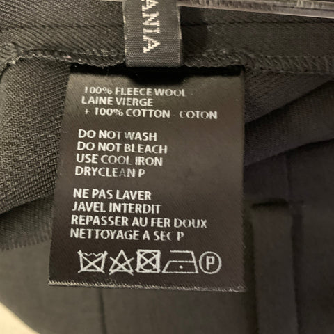 HAIDER ACKERMANN Size 32 Black Wool Pleated Dress Pants