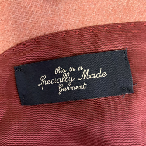SCOTCH AND SODA Chest Size 38 Pink  Wool Blend Double Breasted Sport Coat