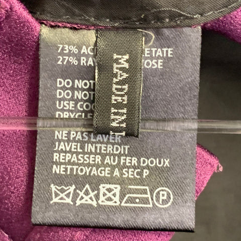 HAIDER ACKERMANN Size 32 Purple Acetate Blend High Waisted Casual Pants