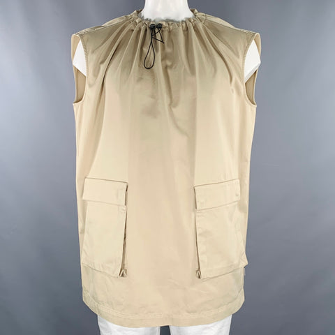 MAISON MARGIELA Size XS Khaki Cotton Cargo Pockets Dress