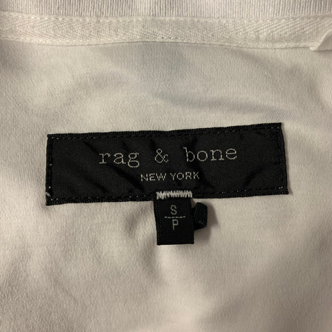 RAG & BONE Size S White Cotton Polo