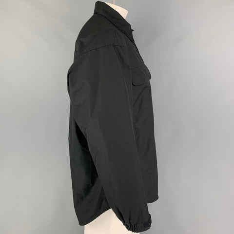 WTAPS Size M Black Polyester Cotton Zip Jacket