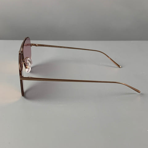 JINS Gold Rose Metal Sunglasses