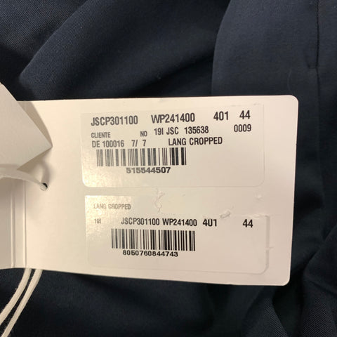 JIL SANDER Size 14  Navy Cotton Cropped Pants