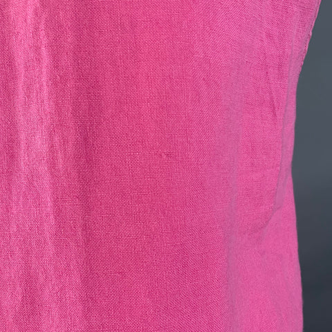 RACHEL COMEY Taille 4 Top sans manches décontracté en lin tissé rose