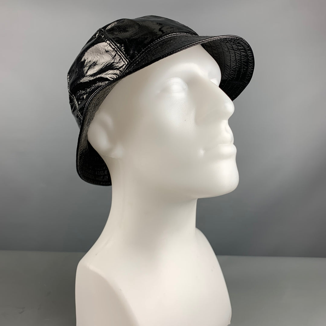 CHANEL Black Polyester Polyurethane Hats