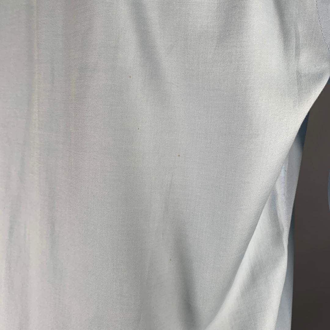 ARMANI COLLEZIONI Size S Light Blue Cotton Long Sleeve Shirt