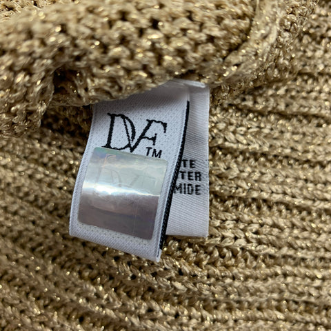 DIANE VON FURSTENBERG Jersey de punto en mezcla de acetato dorado talla S
