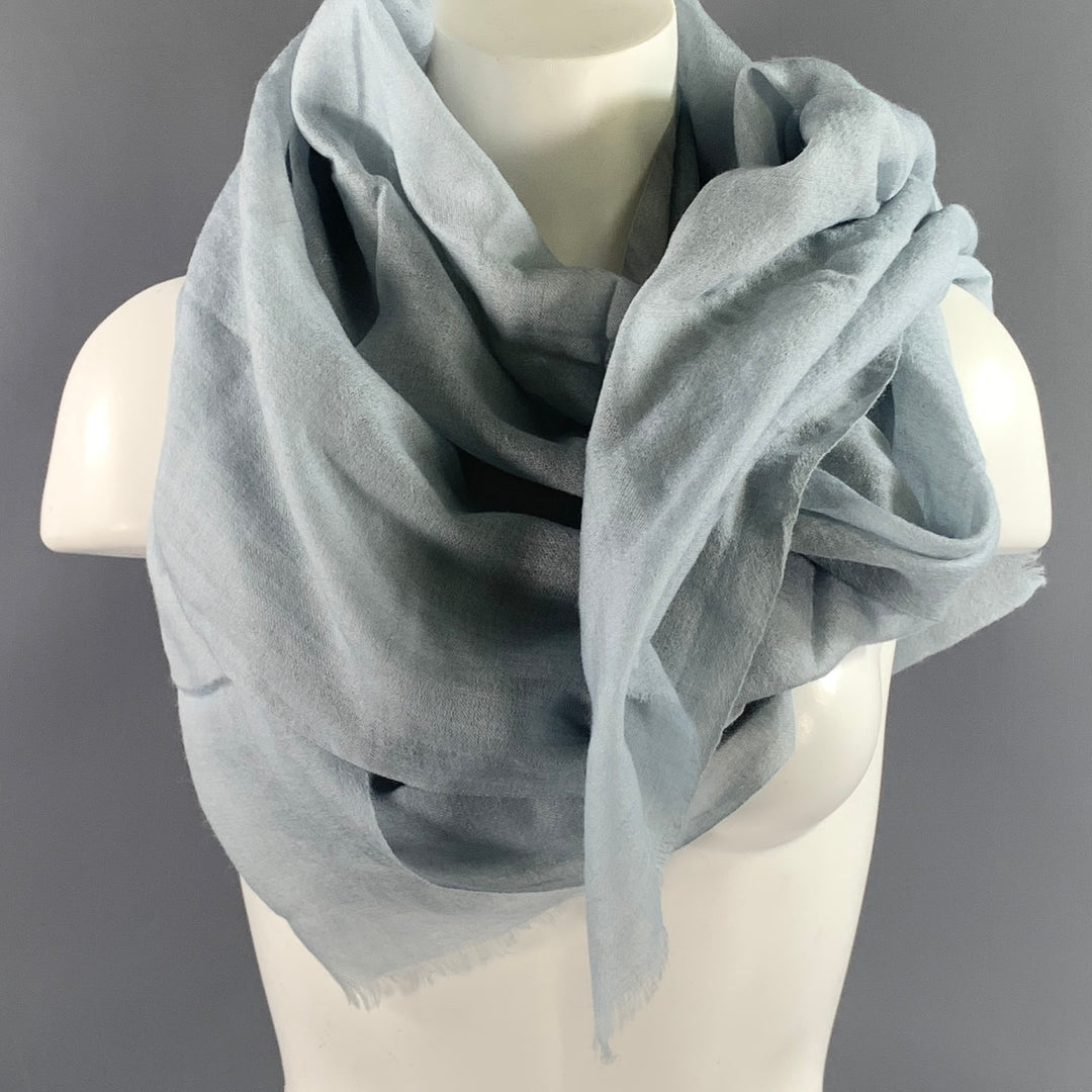 RH Blue Solid Cashmere Scarves