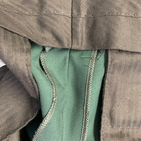 PAUL SMITH Size 38 Regular Green Wool Mohair Notch Lapel Suit