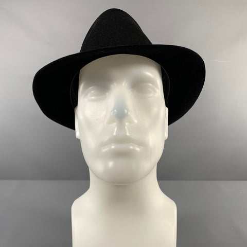 WORTH & WORTH Size 61 Black Hats