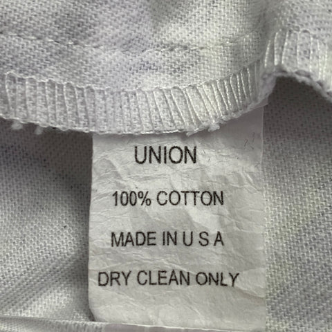 UNION Size L White Green Grey Print Cotton Shirt Jacket
