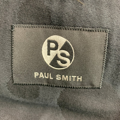 PS by PAUL SMITH Taille 40 Manteau de sport en viscose de coton à pois noirs