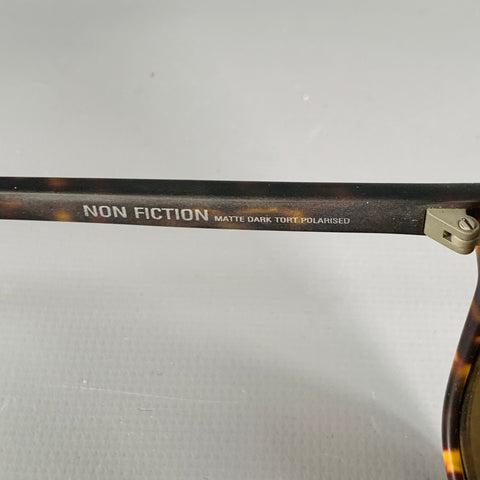 OTIS Non Fiction Brown Tan Tortoiseshell Acetate Polarized Sunglasses
