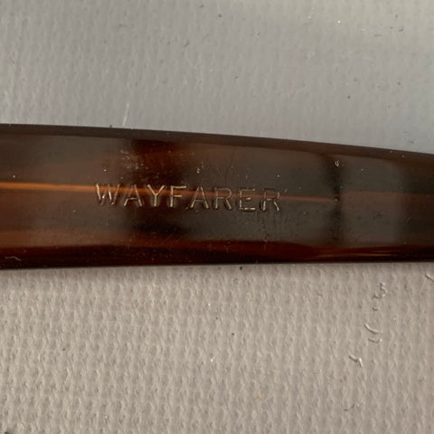 RAY-BAN Vintage Brown Tortoiseshell Acetate Wayfarer Sunglasses