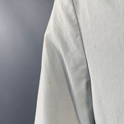 JOHN VARVATOS Size M Grey Cotton Linen Notch Lapel Sport Coat