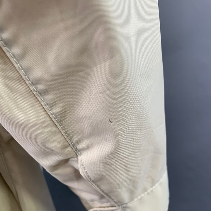 BELSTAFF Size L XL500 Cream Nylon Parka Jacket