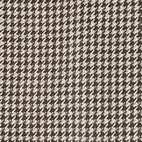 MARNI Size 32 Brown Beige Houndstooth Wool Flat Front Casual Pants