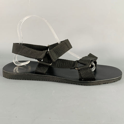 BARNEYS Size 10 Black Strap Sandals