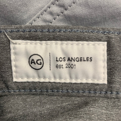 ADRIANO GOLDSCHMIED Size 36 Everett Light Grey Cotton Blend Casual Pants