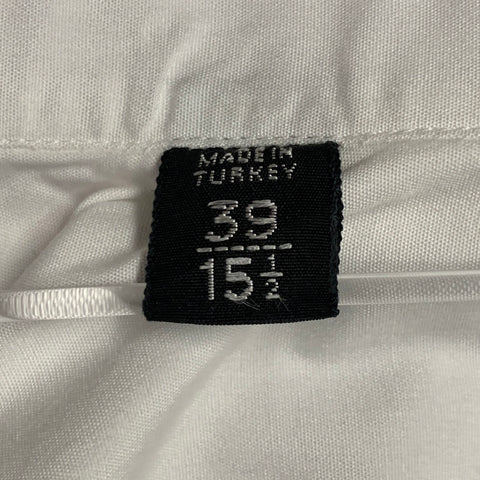 TOM FORD Size S White Cotton French Cuff Long Sleeve Shirt